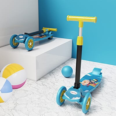 Lifelong LLKS01 Foldable Kick Skating Cycle Skate Scooter for Kids(Max User Weight: 50Kg) Kids Scooter