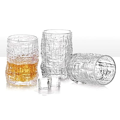 Treo by Milton Icy On The Rocks Glass Tumbler,6 Pc Set,270 ml Each,Transparent Treo by Milton Icy On The Rocks Glass Tumbler,6 Pc Set,270 ml Each,Transparent