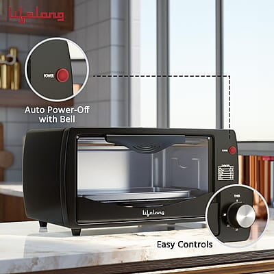 Lifelong OTG 9 Litre - Electric Oven Toaster Griller for Kitchen, Contant Temp - 1100W Lifelong OTG 9 Litre - Electric Oven Toaster Griller for Kitchen, Contant Temp - 1100W
