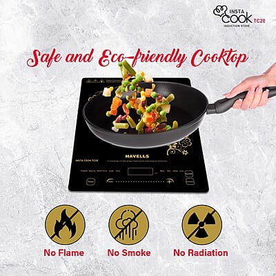 Havells Induction Glass Ceramic Cooktop Tc20 With 9 Cooking Modes Bis Approved 2000 Watt Havells Induction Glass Ceramic Cooktop Tc20 With 9 Cooking Modes Bis Approved 2000 Watt