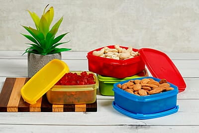 Varmora V Fresh 250 ml Set of 11 FDA Approved BPA-Free Fun Colors Fresh and Hygienic Food Storage Container Varmora V Fresh 250 ml Set of 11 FDA Approved BPA-Free Fun Colors Fresh and Hygienic Food Storage Container