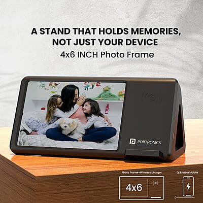 Portronics Freedom 5 Provides Double Utility- a 15W Wireless Charger for Your iPhone Portronics Freedom 5 Provides Double Utility- a 15W Wireless Charger for Your iPhone