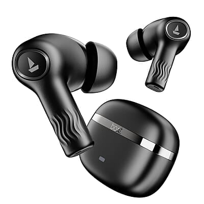 boAt Nirvana Ion TWS Earbuds with 120 HRS Playback(24hrs/Charge), Crystal Bionic Sound with Dual EQ Modes, Quad Mics ENx™ Technology, Low Latency(60ms), in Ear Detection boAt Nirvana Ion TWS Earbuds with 120 HRS Playback(24hrs/Charge), Crystal Bionic Sound with Dual EQ Modes, Quad Mics ENx™ Technology, Low Latency(60ms), in Ear Detection