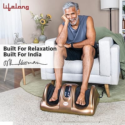 Lifelong Foot Massager Machine for Pain Relief with Kneading function Lifelong Foot Massager Machine for Pain Relief with Kneading function