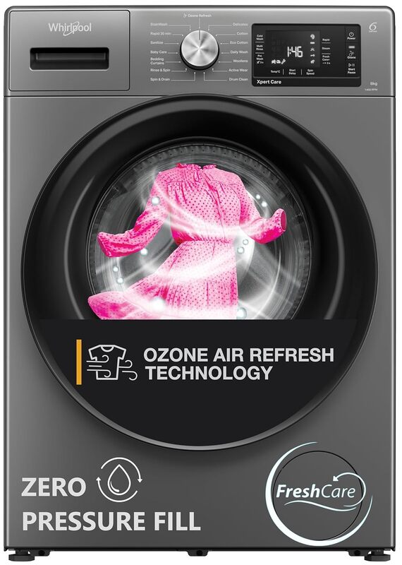 Whirlpool 8 Kg Ozone Technology Inverter Fully Automatic Front Load Washing Machine Whirlpool 8 Kg Ozone Technology Inverter Fully Automatic Front Load Washing Machine