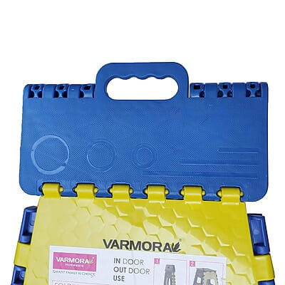 Varmora Plastic Super Strong Folding Step Stool for Adults and Kids, Kitchen Stepping Stools, Garden Step Stool,Office Stool,Kitchen Stool Folding Stool Varmora Plastic Super Strong Folding Step Stool for Adults and Kids, Kitchen Stepping Stools, Garden Step Stool,Office Stool,Kitchen Stool Folding Stool