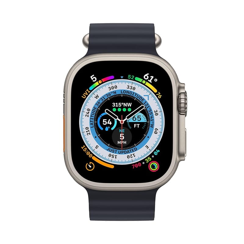 Apple Watch Ultra GPS + Cellular, 49mm Titanium Case