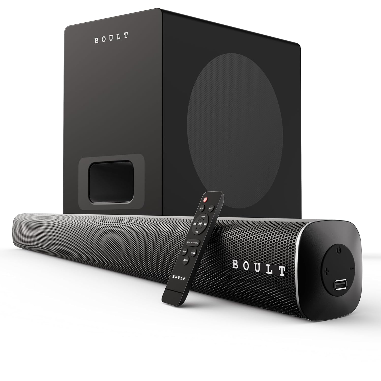 Boult Just Launched X120 2.1 Channel Bluetooth Soundbar with BoomX Subwoofer, 120-Watt