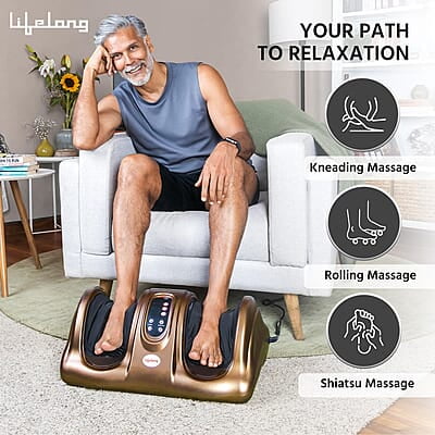 Lifelong Foot Massager Machine for Pain Relief with Kneading function Lifelong Foot Massager Machine for Pain Relief with Kneading function