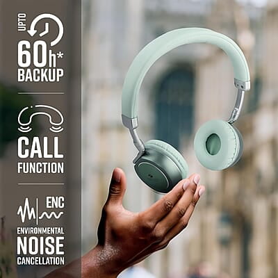 ZEBRONICS DUKE 2 Wireless Headphone, Supports Bluetooth, Dual Pairing, Deep Bass, up to 60h Battery Backup, AUX, Environmental Noise Cancellation, Gaming Mode, Now with Type C Charging ZEBRONICS DUKE 2 Wireless Headphone, Supports Bluetooth, Dual Pairing, Deep Bass, up to 60h Battery Backup, AUX, Environmental Noise Cancellation, Gaming Mode, Now with Type C Charging