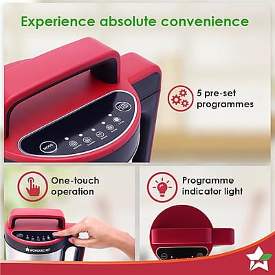 Wonderchef NEO Automatic Soup Maker 1.0 Litre 800W Heater Wonderchef NEO Automatic Soup Maker 1.0 Litre 800W Heater