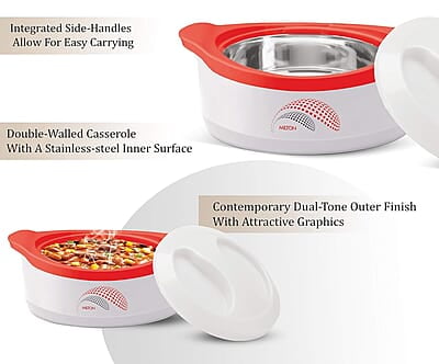 MILTON New Marvel Jr Inner Steel Casserole Gift Set of 3 MILTON New Marvel Jr Inner Steel Casserole Gift Set of 3