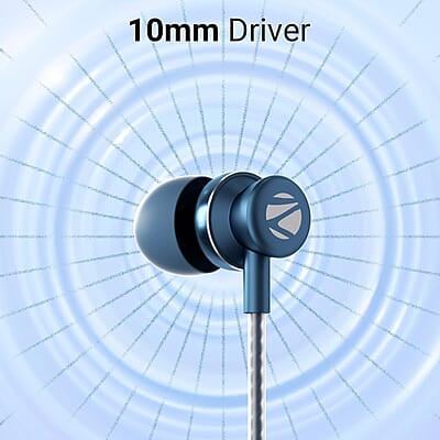 ZEBRONICS BUDS C10 in-Ear Type-C Earphone with in-line Mic, Metallic Design, Volume Control, 1.2m Cable, 10mm Driver ZEBRONICS BUDS C10 in-Ear Type-C Earphone with in-line Mic, Metallic Design, Volume Control, 1.2m Cable, 10mm Driver