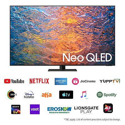 Samsung 138 cm (55 inches) 4K Ultra HD Smart Neo QLED TV QA55QN95CAKLXL Samsung 138 cm (55 inches) 4K Ultra HD Smart Neo QLED TV QA55QN95CAKLXL