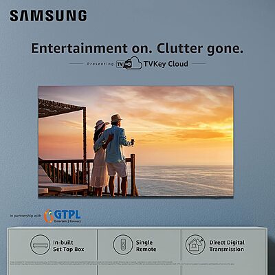 Samsung 108 cm (43 inches) D Series Brighter Crystal 4K Dynamic Ultra HD Smart LED TV UA43DUE80AKLXL Samsung 108 cm (43 inches) D Series Brighter Crystal 4K Dynamic Ultra HD Smart LED TV UA43DUE80AKLXL