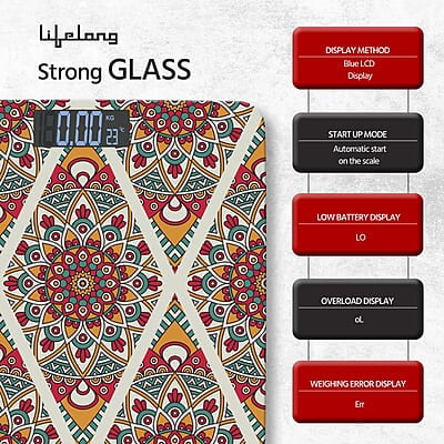 Lifelong Bloom LLWS54 Body Weighing Scale (Indian Cultural Series - Rajasthan Rural) Lifelong Bloom LLWS54 Body Weighing Scale (Indian Cultural Series - Rajasthan Rural)