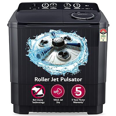 LG 11 Kg 5 Star Wind Jet Dry Rat Away Technology Semi-Automatic Top Loading Washing Machine LG 11 Kg 5 Star Wind Jet Dry Rat Away Technology Semi-Automatic Top Loading Washing Machine