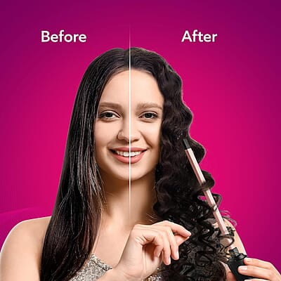 AGARO HC9007 Hair Curler With 7 MM Barrel, Rod, Tong, Chopstick Rectangular Hair Curler AGARO HC9007 Hair Curler With 7 MM Barrel, Rod, Tong, Chopstick Rectangular Hair Curler