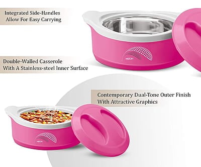 MILTON New Marvel Jr Inner Steel Casserole Gift Set of 3 MILTON New Marvel Jr Inner Steel Casserole Gift Set of 3