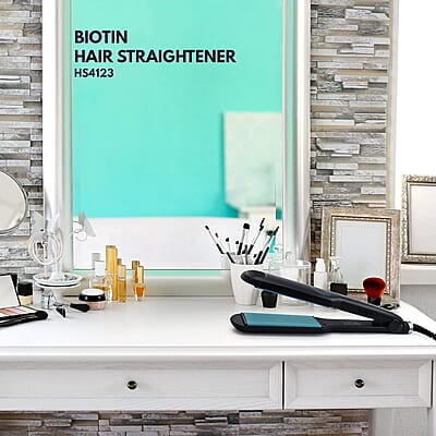 Havells HS4123 Biotin Infused Wide Plates & Temperature Control Hair Straightener Havells HS4123 Biotin Infused Wide Plates & Temperature Control Hair Straightener