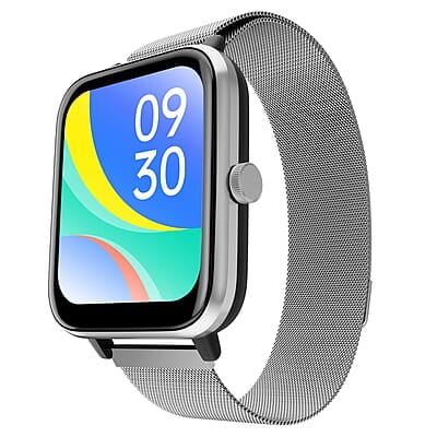 Roll over image to zoom in Zebronics DRIP Smart Watch with Bluetooth Calling, 4.3cm (1.69"), 10 Built-in & 100+ Watch Faces, 100+ Sport Modes, 4 Games, Voice Assistant, 8 Menu UI,