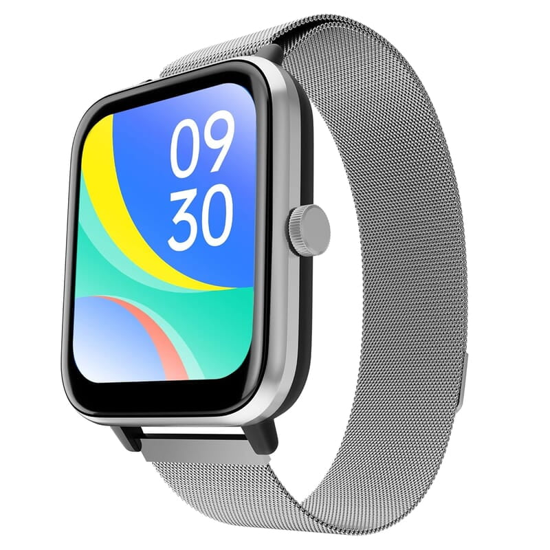 Roll over image to zoom in Zebronics DRIP Smart Watch with Bluetooth Calling, 4.3cm (1.69"), 10 Built-in & 100+ Watch Faces, 100+ Sport Modes, 4 Games, Voice Assistant, 8 Menu UI, Roll over image to zoom in Zebronics DRIP Smart Watch with Bluetooth Calling, 4.3cm (1.69"), 10 Built-in & 100+ Watch Faces, 100+ Sport Modes, 4 Games, Voice Assistant, 8 Menu UI,