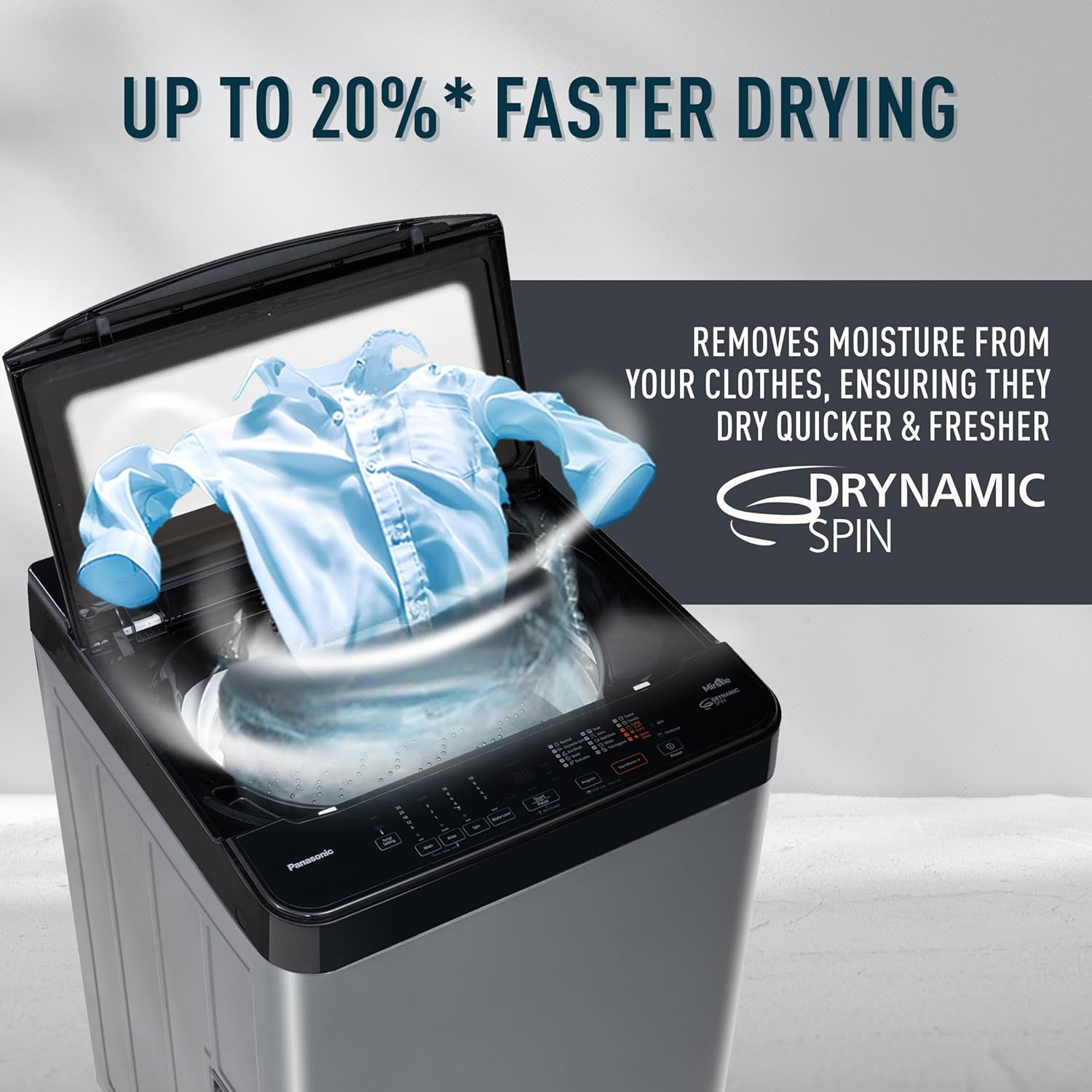 Panasonic 7 Kg Wifi Fully-Automatic Top Loading Smart Washing Machine Panasonic 7 Kg Wifi Fully-Automatic Top Loading Smart Washing Machine