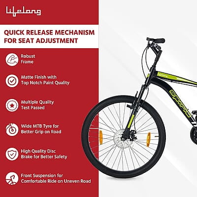Lifelong LLBC2603 Spirit 26T with Disc Brake and Suspension BMX Cycle Lifelong LLBC2603 Spirit 26T with Disc Brake and Suspension BMX Cycle