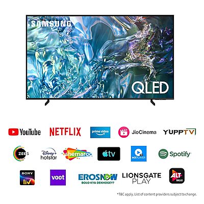 Samsung 138 cm (55 inches) 4K Ultra HD Smart QLED TV QA55Q60DAULXL Samsung 138 cm (55 inches) 4K Ultra HD Smart QLED TV QA55Q60DAULXL