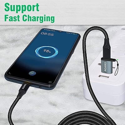 AGARO USB 3.0 Type C Female to USB Male OTG Adapter, 5 Gbps High-Speed Data Transfer, Compatible with Laptops, Tablets, Smartphone, Chargers and More Devices with Standard USB A Interface