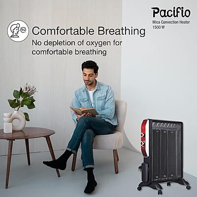 Havells Room Heater 1500W Pacifio Mica| Micathermic Technology for Rapid & Instant Heating Havells Room Heater 1500W Pacifio Mica| Micathermic Technology for Rapid & Instant Heating