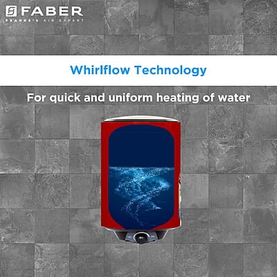Faber Jazz 15L Vertical Storage Water Heater Titanium Glassline Coated Tank 2000W Faber Jazz 15L Vertical Storage Water Heater Titanium Glassline Coated Tank 2000W