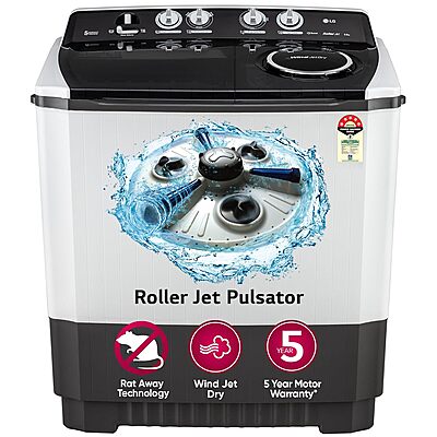 LG 9.5 kg 5 Star Wind jet dry Semi-Automatic Top Load Washing Machine LG 9.5 kg 5 Star Wind jet dry Semi-Automatic Top Load Washing Machine