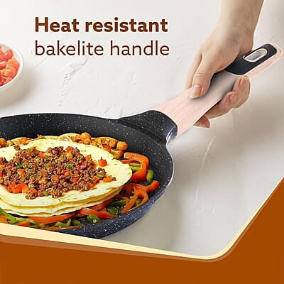 AGARO Imperial Granite Non Stick Tawa, 28 cm, Cast Aluminium Body AGARO Imperial Granite Non Stick Tawa, 28 cm, Cast Aluminium Body