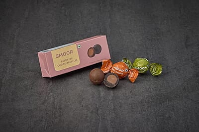 SMOOR Assorted Choco Truffles Box Premium Chocolate Gift Box Special Occasions Box of 4 (56g) SMOOR Assorted Choco Truffles Box Premium Chocolate Gift Box Special Occasions Box of 4 (56g)