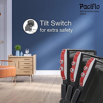 Havells Room Heater 2000W Pacifio Mica| Micathermic Technology for Rapid & Instant Heating Havells Room Heater 2000W Pacifio Mica| Micathermic Technology for Rapid & Instant Heating