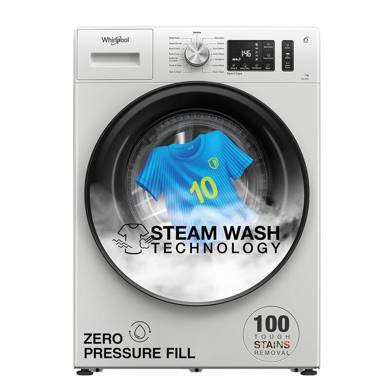 Whirlpool 7 Kg 5 Star Inverter Front Load Fully Automatic Washing Machine Whirlpool 7 Kg 5 Star Inverter Front Load Fully Automatic Washing Machine