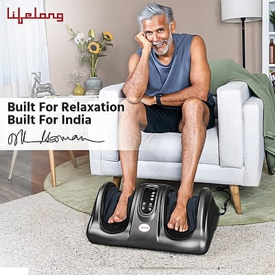 Lifelong Foot Massager Machine for Pain Relief with Kneading function Lifelong Foot Massager Machine for Pain Relief with Kneading function
