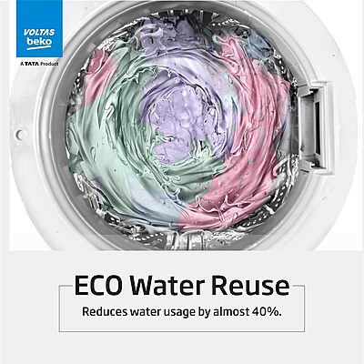 Voltas Beko, A TATA Product 7 kg 5 Star Eco Wash/Monsoon Dry Fully-Automatic Top-Load Washing Machine Voltas Beko, A TATA Product 7 kg 5 Star Eco Wash/Monsoon Dry Fully-Automatic Top-Load Washing Machine