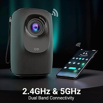 ZEBRONICS PIXAPLAY 24, Smart LED Vertical Projector, 4000 Lumens, 1080p Support, 160" Screen Size, Auto Focus & Keystone, Bluetooth, WiFi, HDMI (ARC), USB, AUX, APP Support, Miracast ZEBRONICS PIXAPLAY 24, Smart LED Vertical Projector, 4000 Lumens, 1080p Support, 160" Screen Size, Auto Focus & Keystone, Bluetooth, WiFi, HDMI (ARC), USB, AUX, APP Support, Miracast