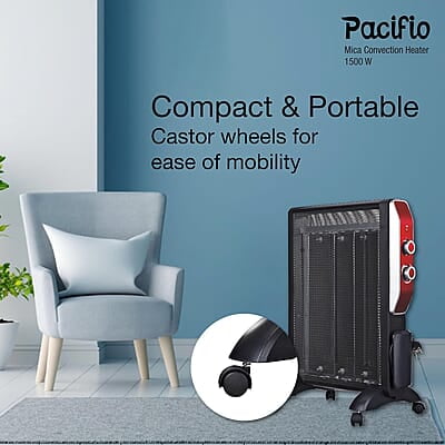 Havells Room Heater 1500W Pacifio Mica| Micathermic Technology for Rapid & Instant Heating Havells Room Heater 1500W Pacifio Mica| Micathermic Technology for Rapid & Instant Heating