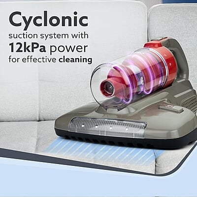 AGARO Grand Bed Vacuum Cleaner, Cyclonic Technology for Dust Collection 12kPa Suction Power AGARO Grand Bed Vacuum Cleaner, Cyclonic Technology for Dust Collection 12kPa Suction Power