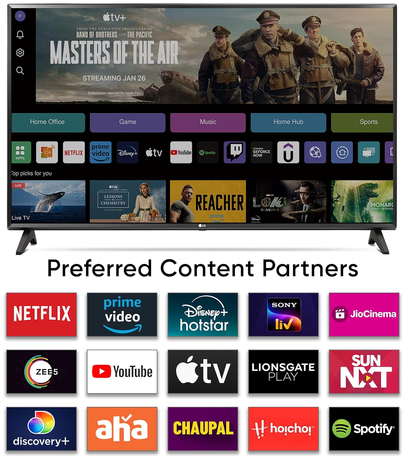 LG 80 cm (32 inches) HD Ready Smart LED TV 32LM563BPTC LG 80 cm (32 inches) HD Ready Smart LED TV 32LM563BPTC