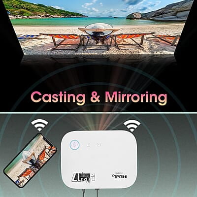 ZEBRONICS PIXAPLAY 17, Smart LED Projector, 6000 Lumens, 4K Support, Dolby Audio, 224 Inch Screen Size, HDMI, USB, WiFi, 1080p Native, APP Support, Miracast, Auto Keystone, Auto Focus ZEBRONICS PIXAPLAY 17, Smart LED Projector, 6000 Lumens, 4K Support, Dolby Audio, 224 Inch Screen Size, HDMI, USB, WiFi, 1080p Native, APP Support, Miracast, Auto Keystone, Auto Focus