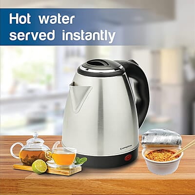 Crompton Insta Delight 1.5L SS Electric Kettle with Auto shut-off Dry Boil Protection 1500 W Crompton Insta Delight 1.5L SS Electric Kettle with Auto shut-off Dry Boil Protection 1500 W