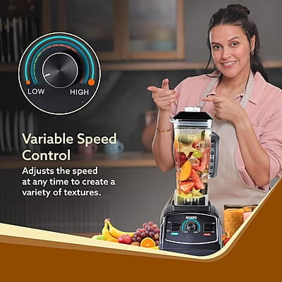 AGARO Grand Professional Blender/Grinder/Mixer, 2000 watts, 2 Litres BPA Free Jar, Commercial heavy duty blender, High Power & Speed Blender, 100% Copper Motor, Pulse Function, 8 Leaf SS Blade AGARO Grand Professional Blender/Grinder/Mixer, 2000 watts, 2 Litres BPA Free Jar, Commercial heavy duty blender, High Power & Speed Blender, 100% Copper Motor, Pulse Function, 8 Leaf SS Blade