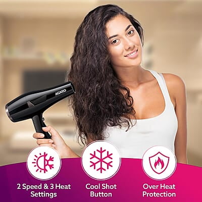 AGARO HD-1150 2000 Watts Professional Hair Dryer with Concentrator
