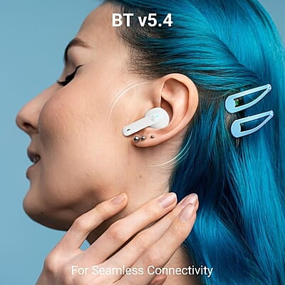 ZEBRONICS Beetles in-Ear Wireless Earbuds, Bluetooth v5.4, 22* Hours Backup, Environmental Noise Cancellation, Gaming Mode, Touch Control, Voice Assistant Support ZEBRONICS Beetles in-Ear Wireless Earbuds, Bluetooth v5.4, 22* Hours Backup, Environmental Noise Cancellation, Gaming Mode, Touch Control, Voice Assistant Support