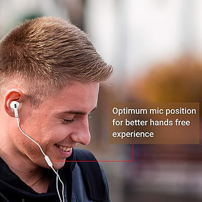 ZEBRONICS Zeb-Tulip Wired in Ear Earphone with Mic ZEBRONICS Zeb-Tulip Wired in Ear Earphone with Mic