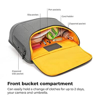 MOKOBARA The Transit Briefcase Vegan Leather & Nylon 15L Laptop Crossbody Messenger Bag for Men & Women MOKOBARA The Transit Briefcase Vegan Leather & Nylon 15L Laptop Crossbody Messenger Bag for Men & Women